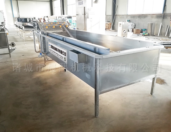 蒜苗噴淋清洗機(jī)工作原理